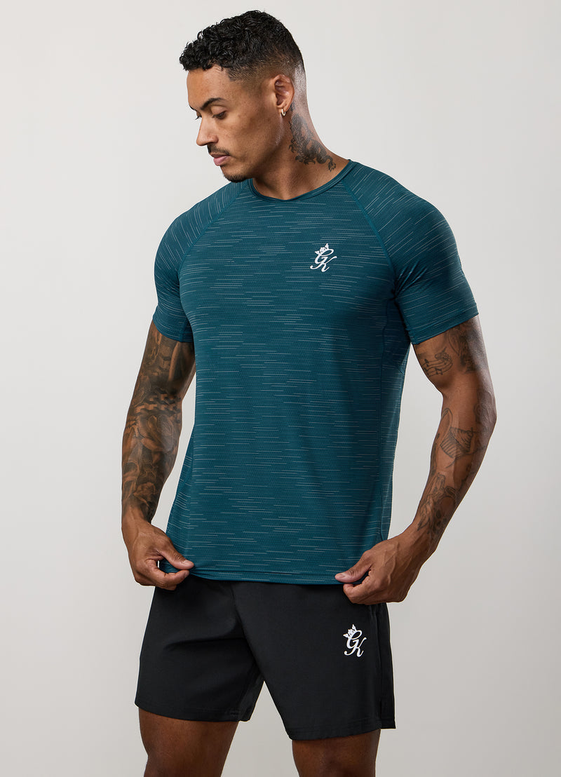 Gym King Energy Grindle Tee - Dark Teal Grindle