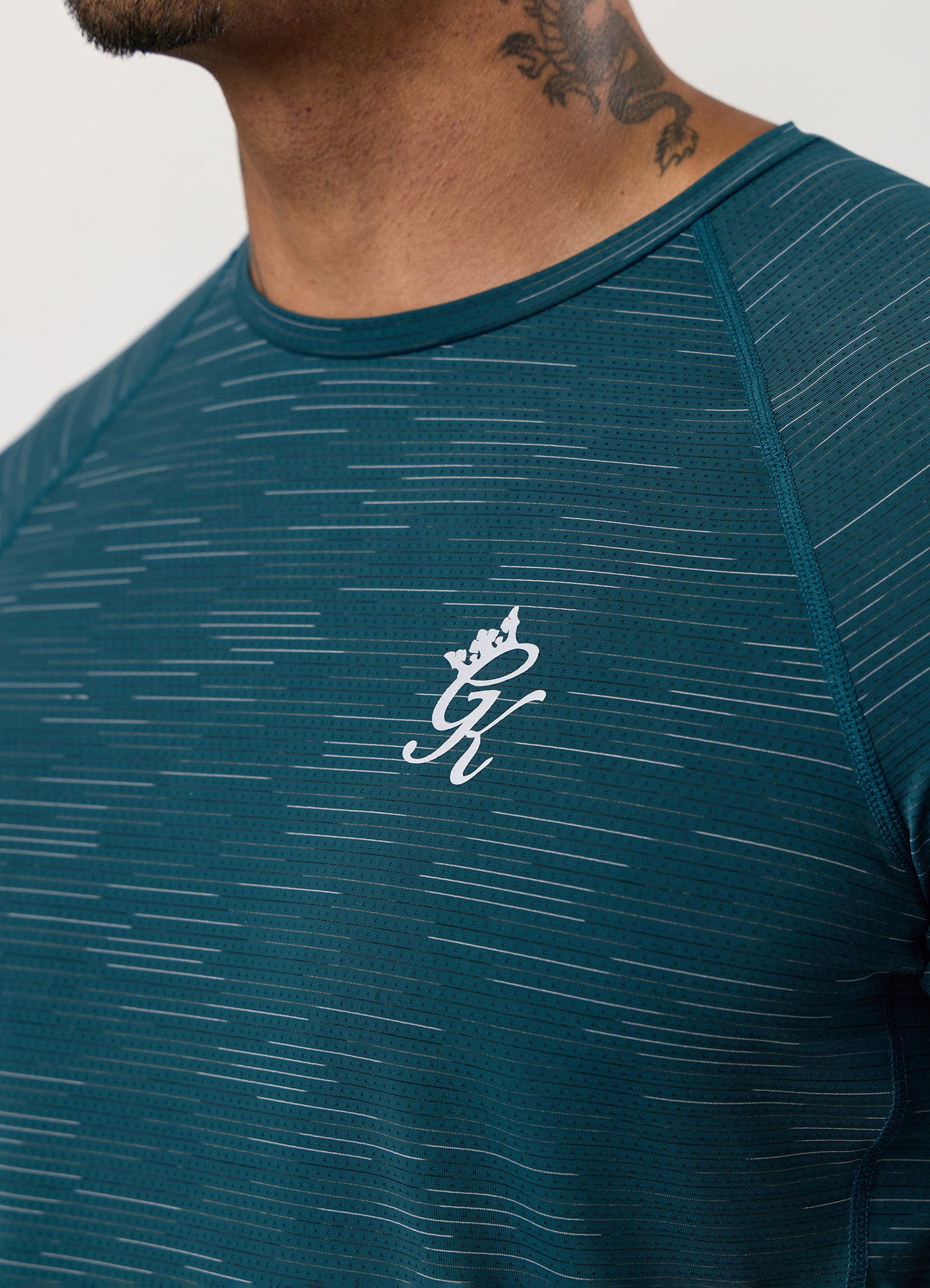 Gym King Energy Grindle Tee - Dark Teal Grindle