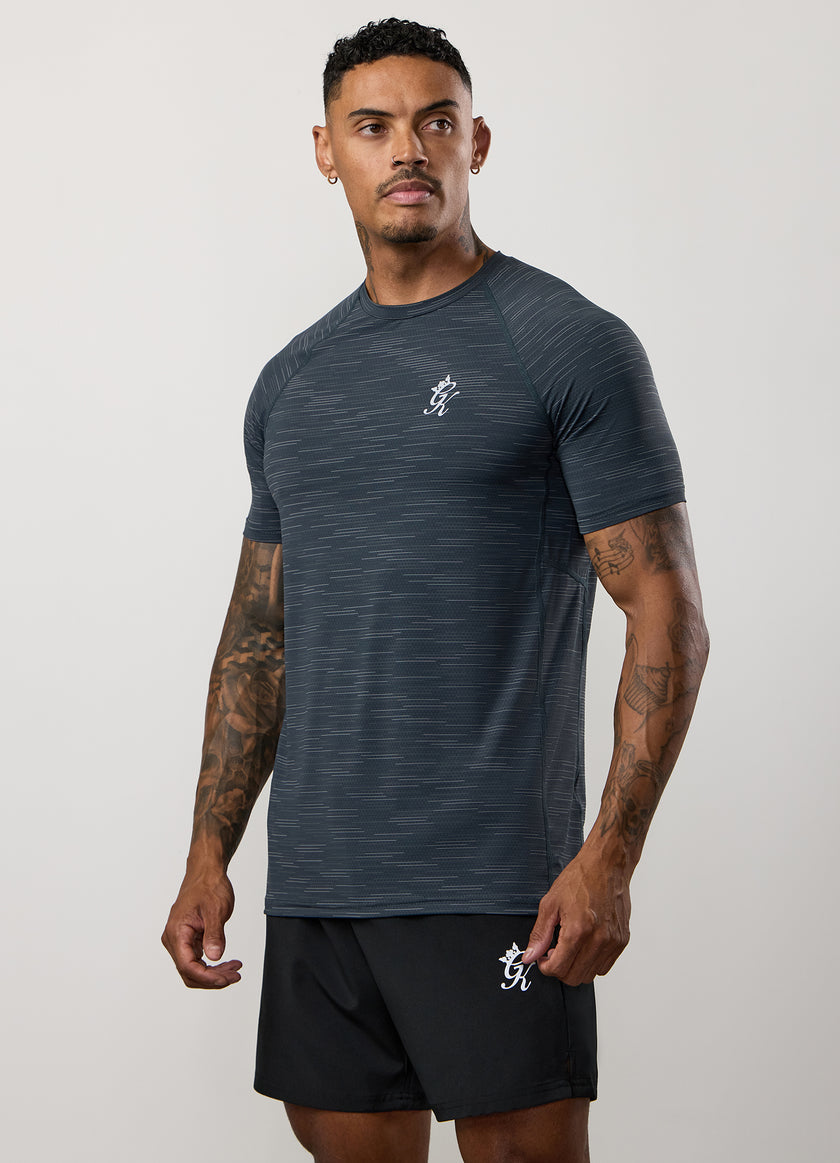 Gym King Energy Grindle Tee - Graphite Grindle