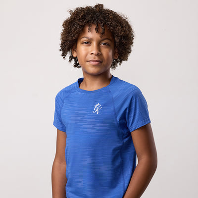 Gym King Kids Energy Grindle Tee - Royal Azure