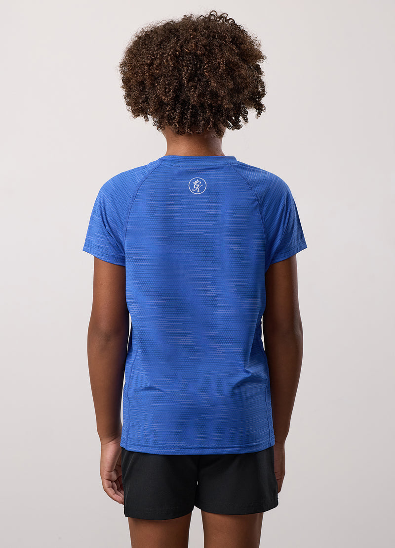 Gym King Kids Energy Grindle Tee - Royal Azure