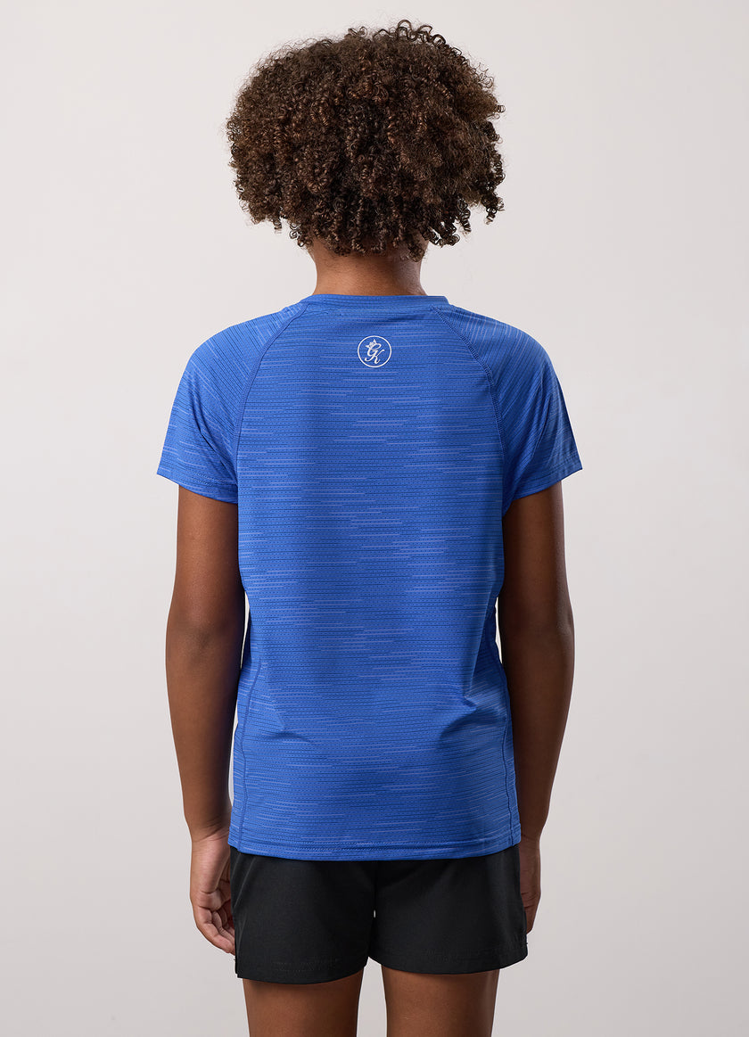 Gym King Kids Energy Grindle Tee - Royal Azure