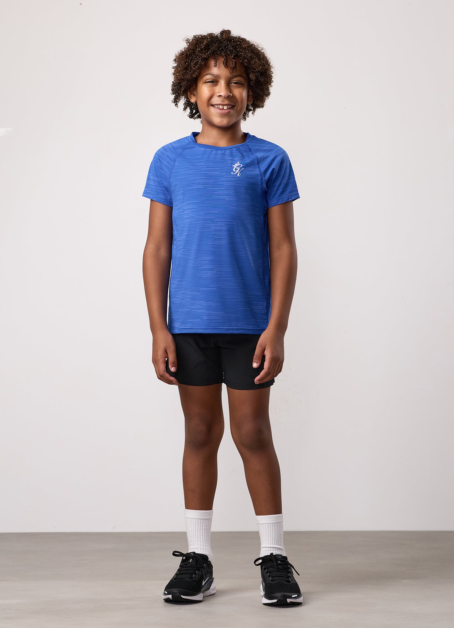 Gym King Kids Energy Grindle Tee - Royal Azure