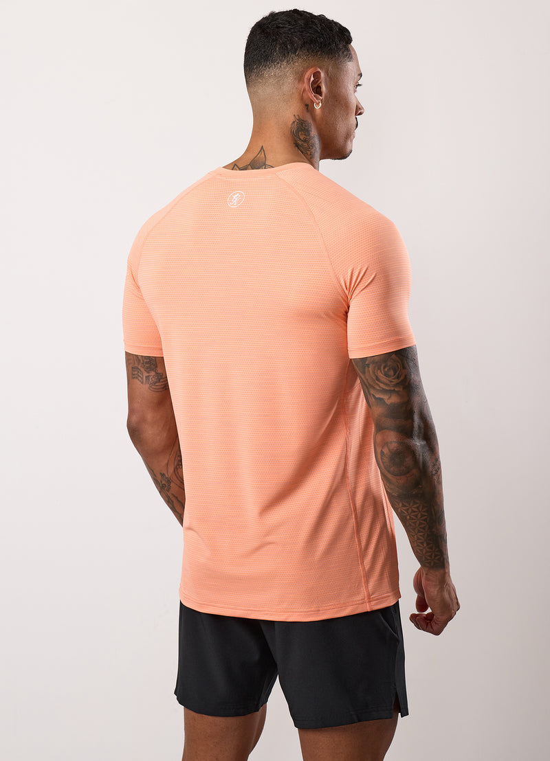 Gym King Energy Grindle Tee - Sunset Coral
