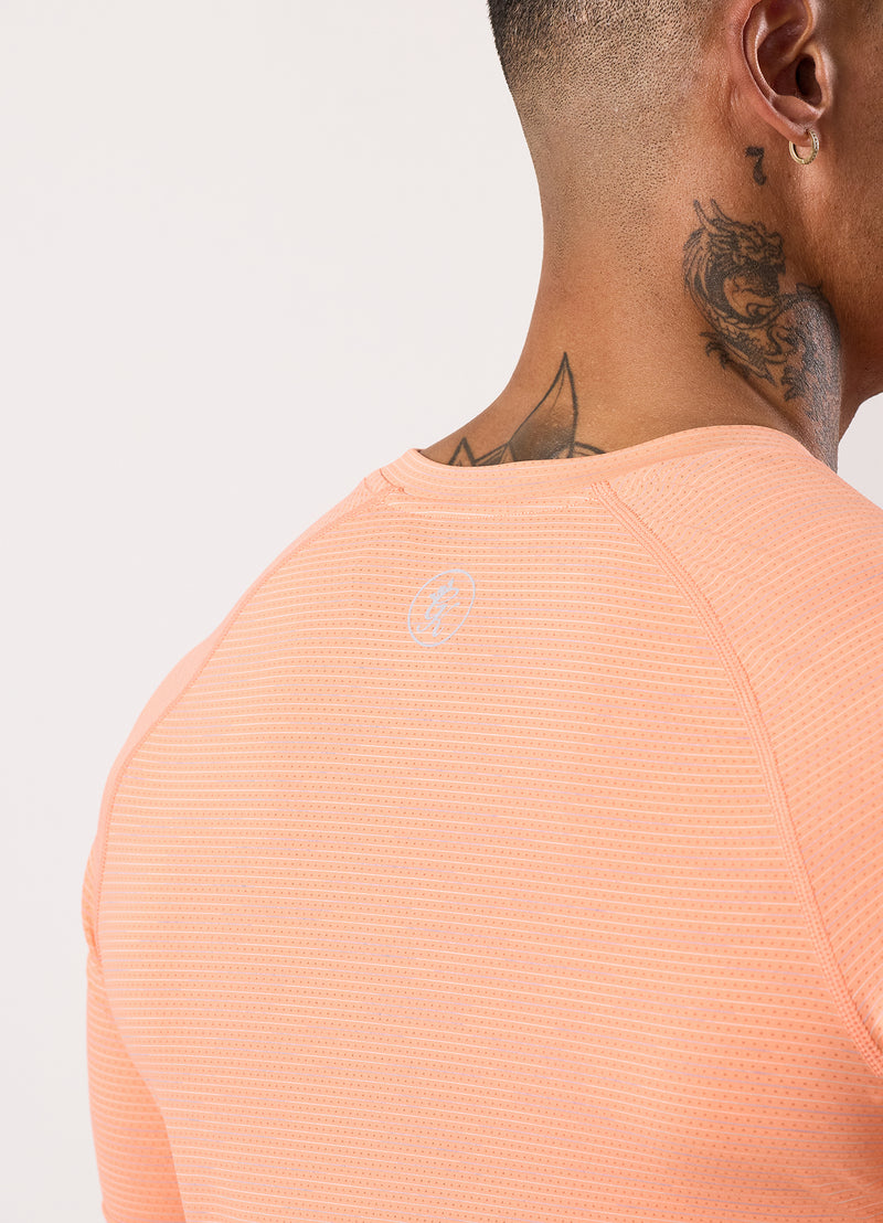 Gym King Energy Grindle Tee - Sunset Coral