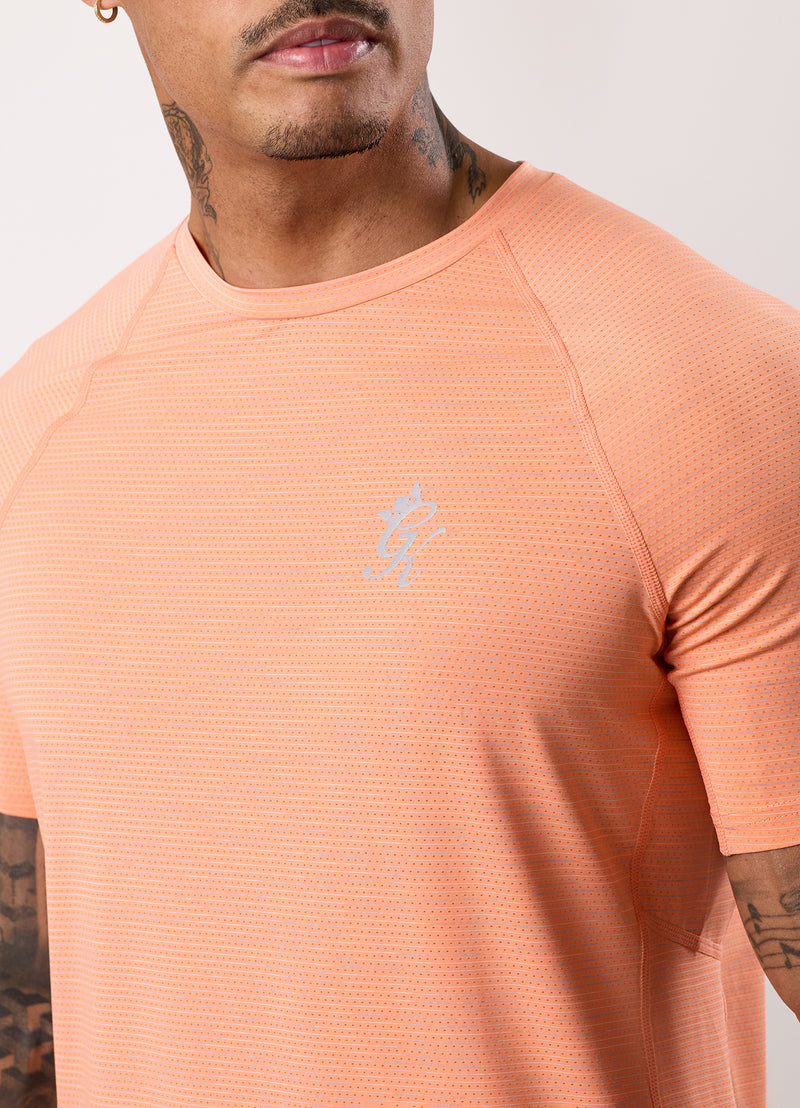 Gym King Energy Grindle Tee - Sunset Coral
