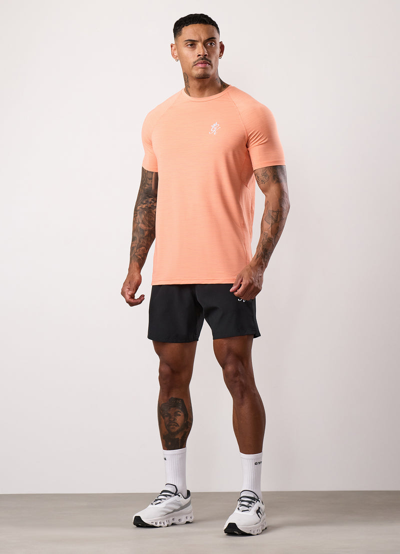 Gym King Energy Grindle Tee - Sunset Coral