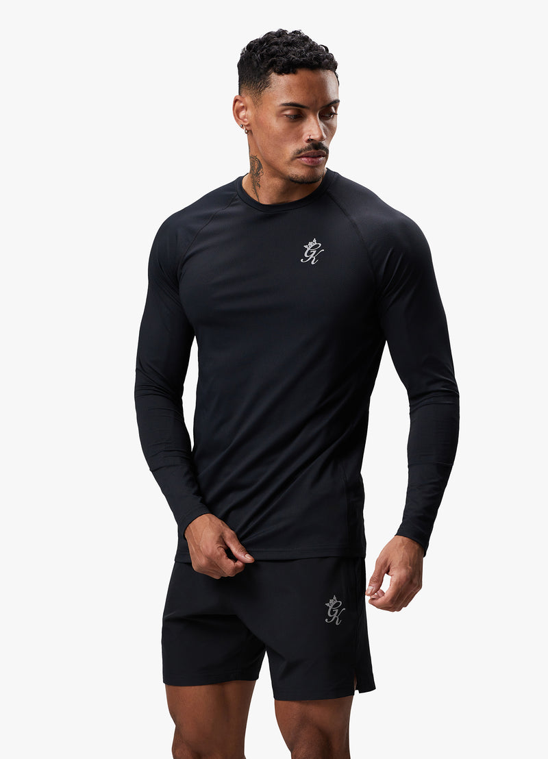 Gym King Energy Long Sleeve Tee - Black