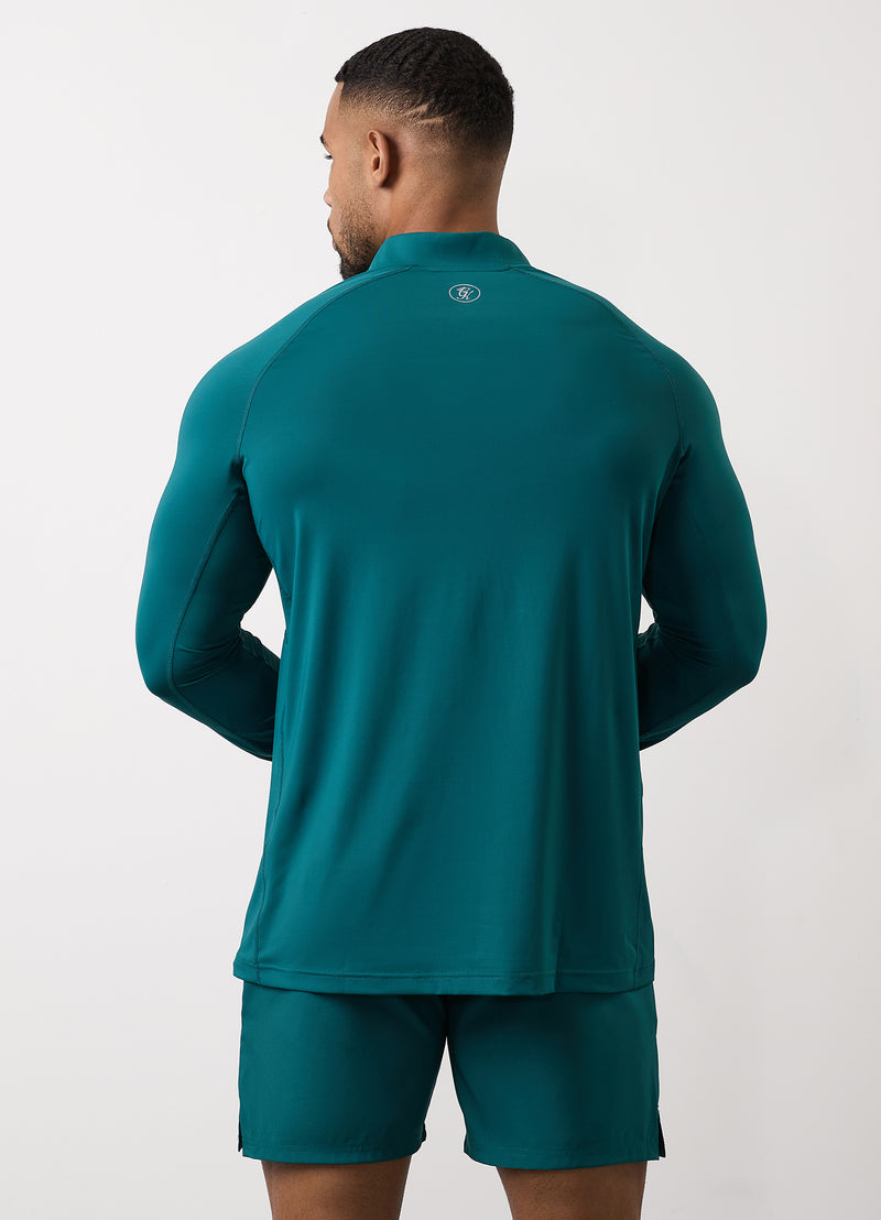 Gym King Energy 1/4 Zip Funnel - Deep Pine