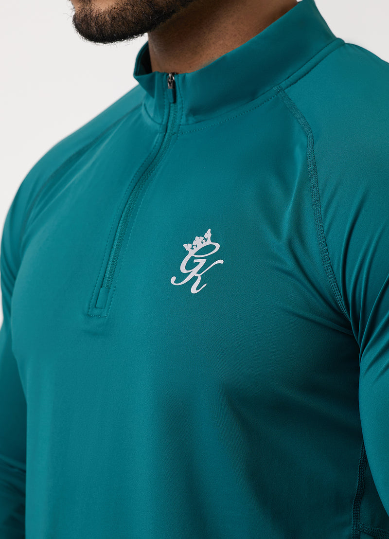 Gym King Energy 1/4 Zip Funnel - Deep Pine