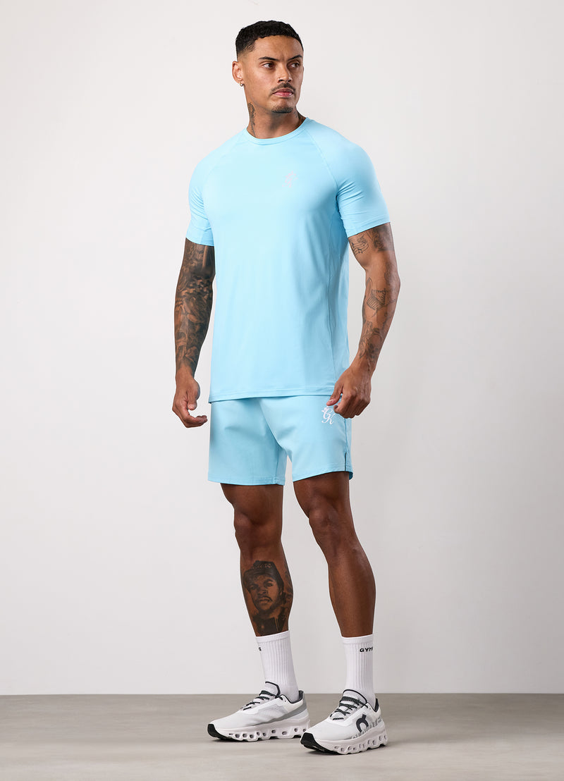 Gym King Energy Tee - Ibiza Blue