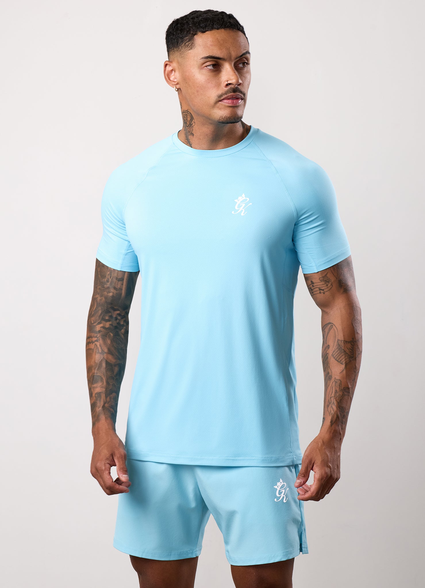 Gym King Energy T-Shirt - Ibiza Blue