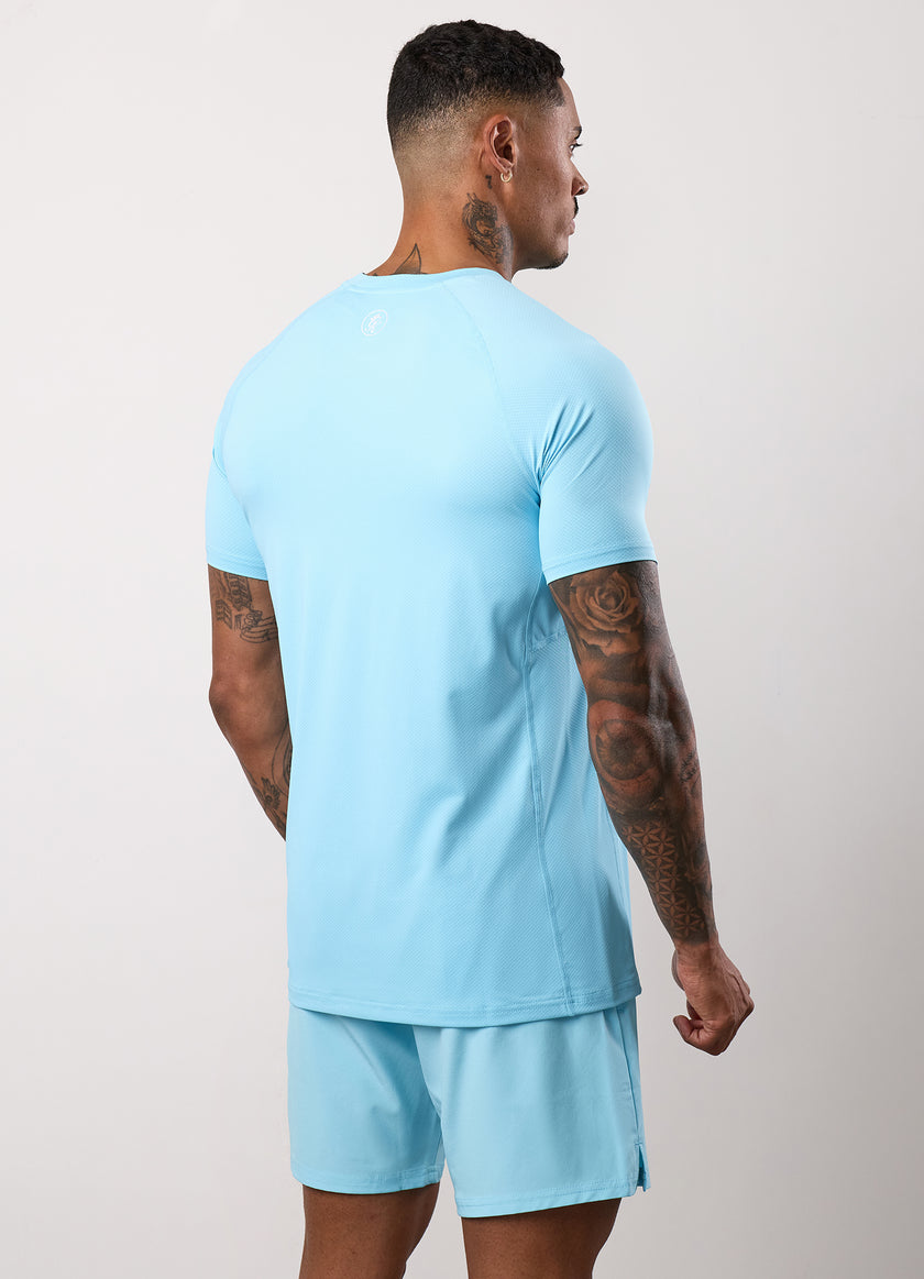 Gym King Energy Tee - Ibiza Blue