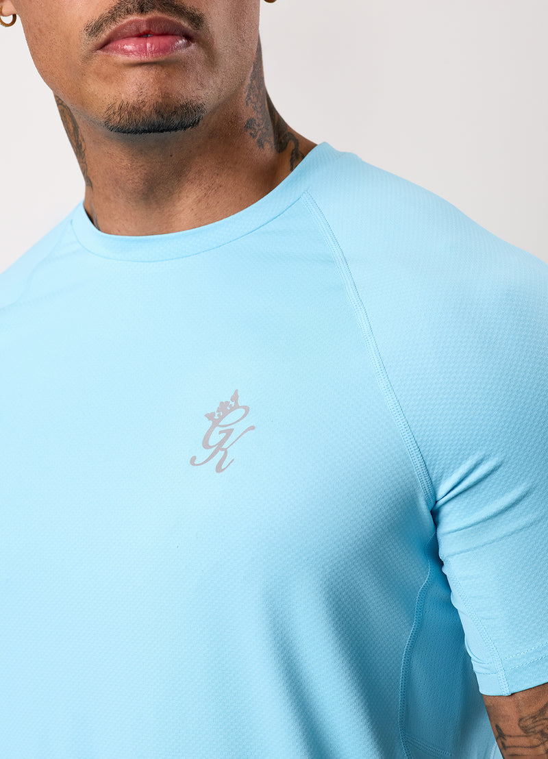 Gym King Energy Tee - Ibiza Blue