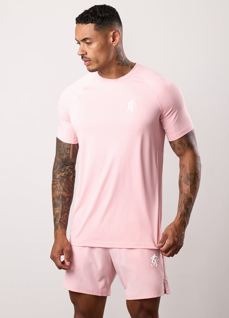 Gym King Energy Tee - Light Pink