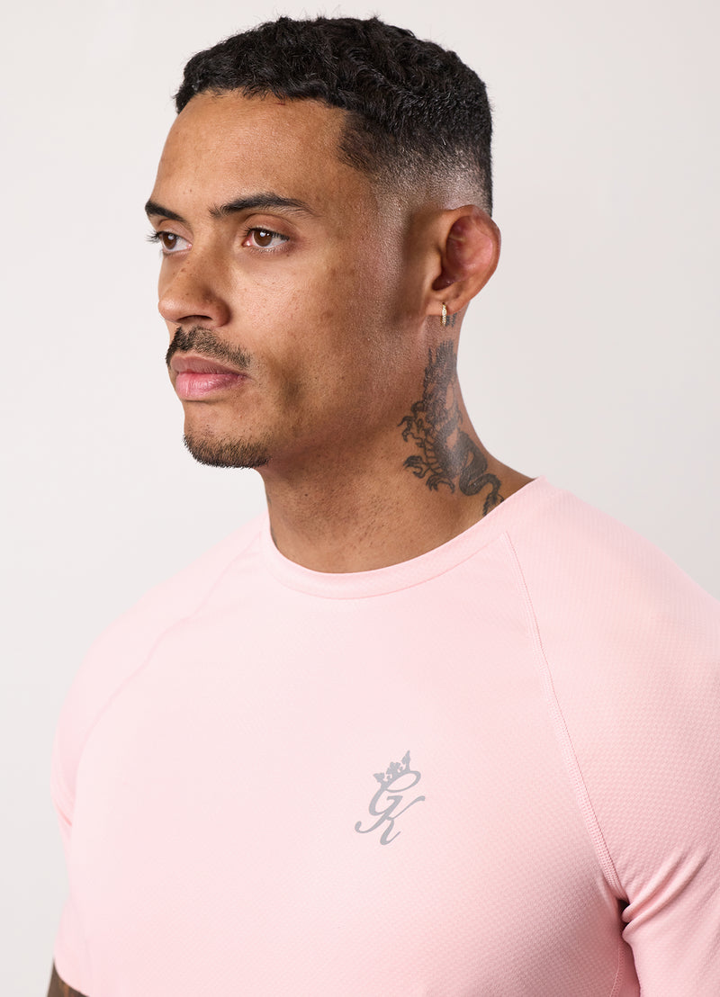 Gym King Energy Tee - Light Pink