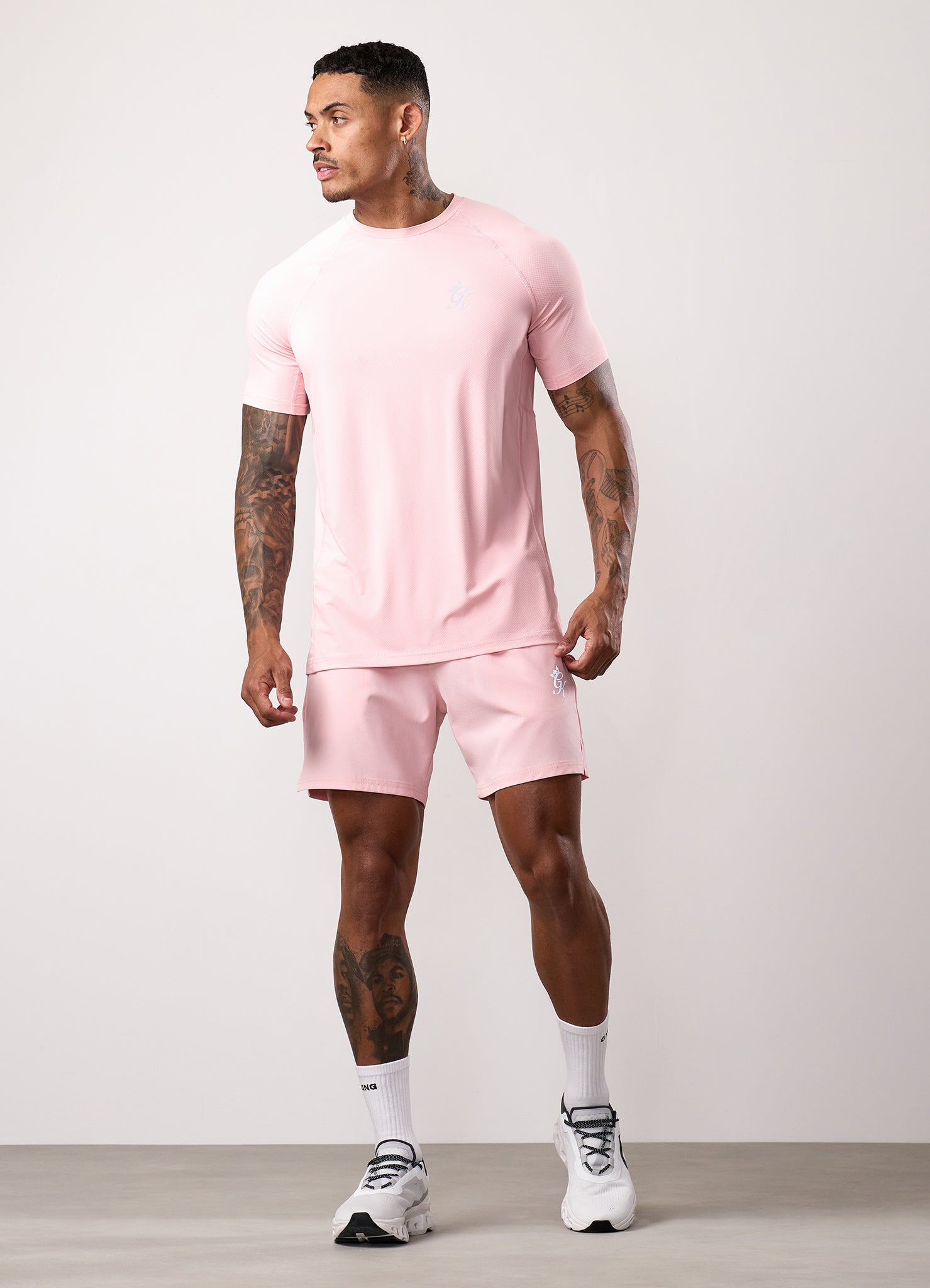 Gym King Energy Tee - Light Pink