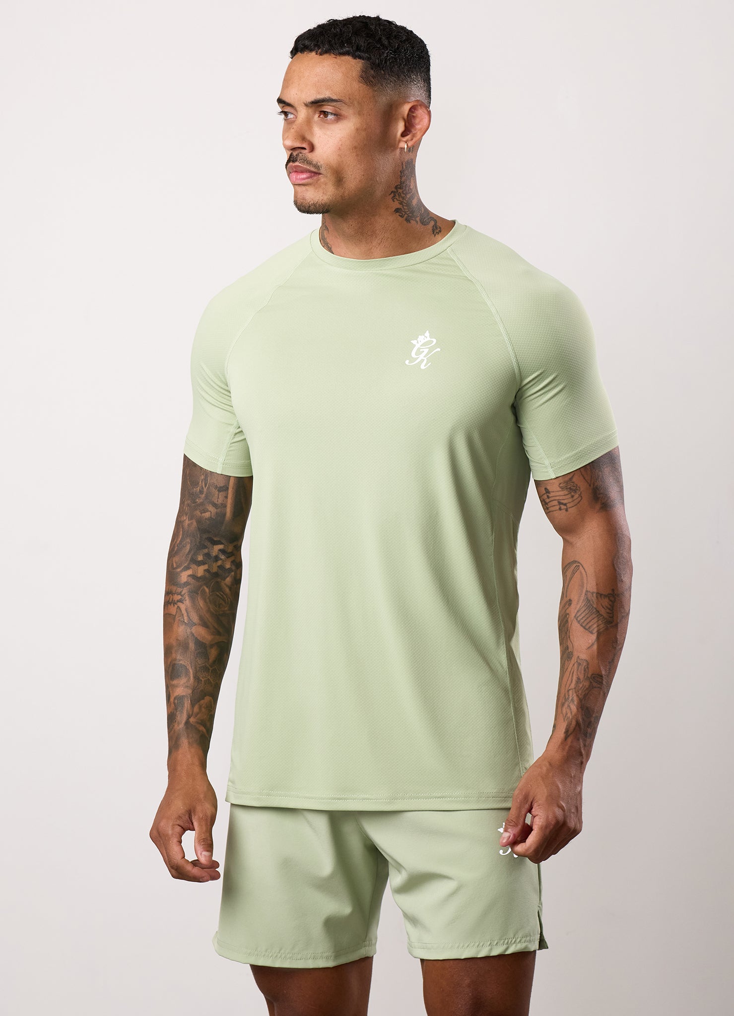 Gym King Energy Tee - Washed Sage