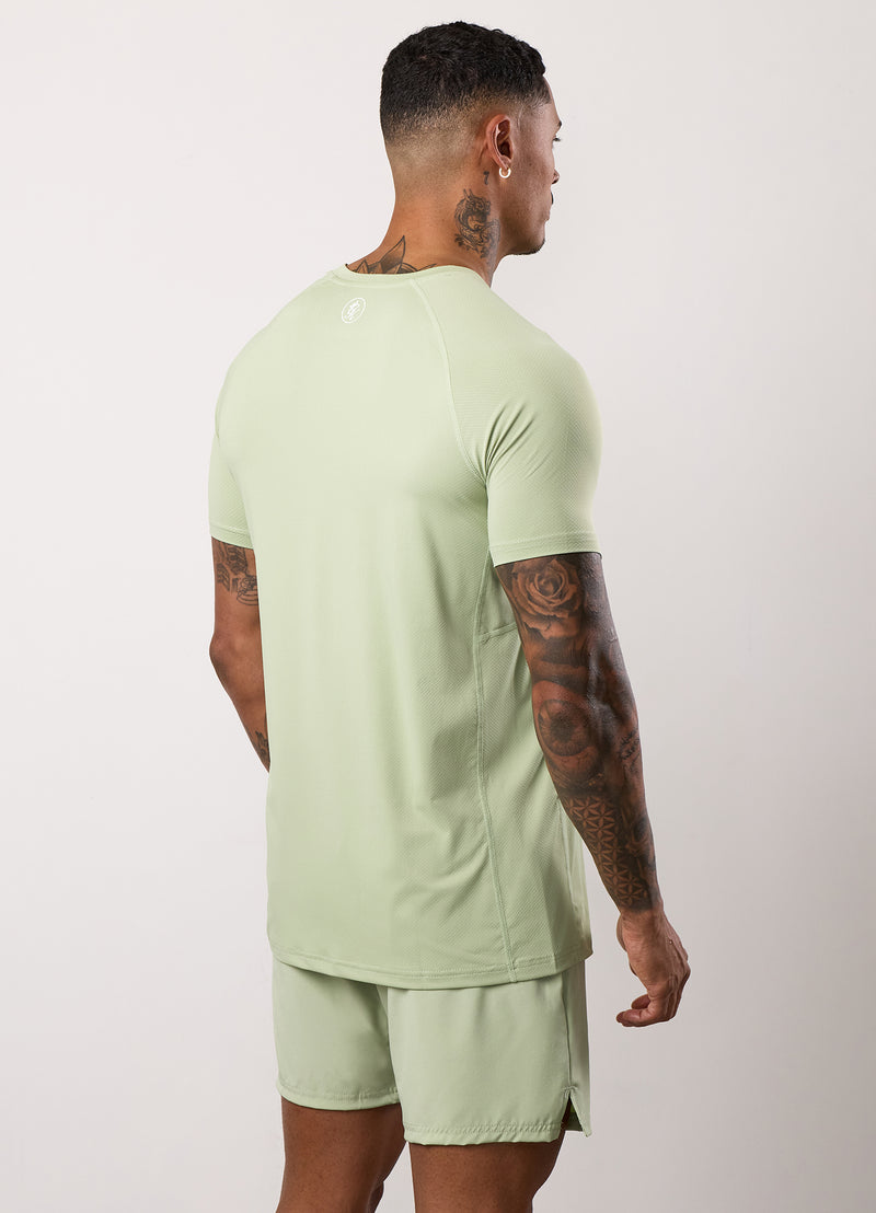 Gym King Energy Tee - Washed Sage