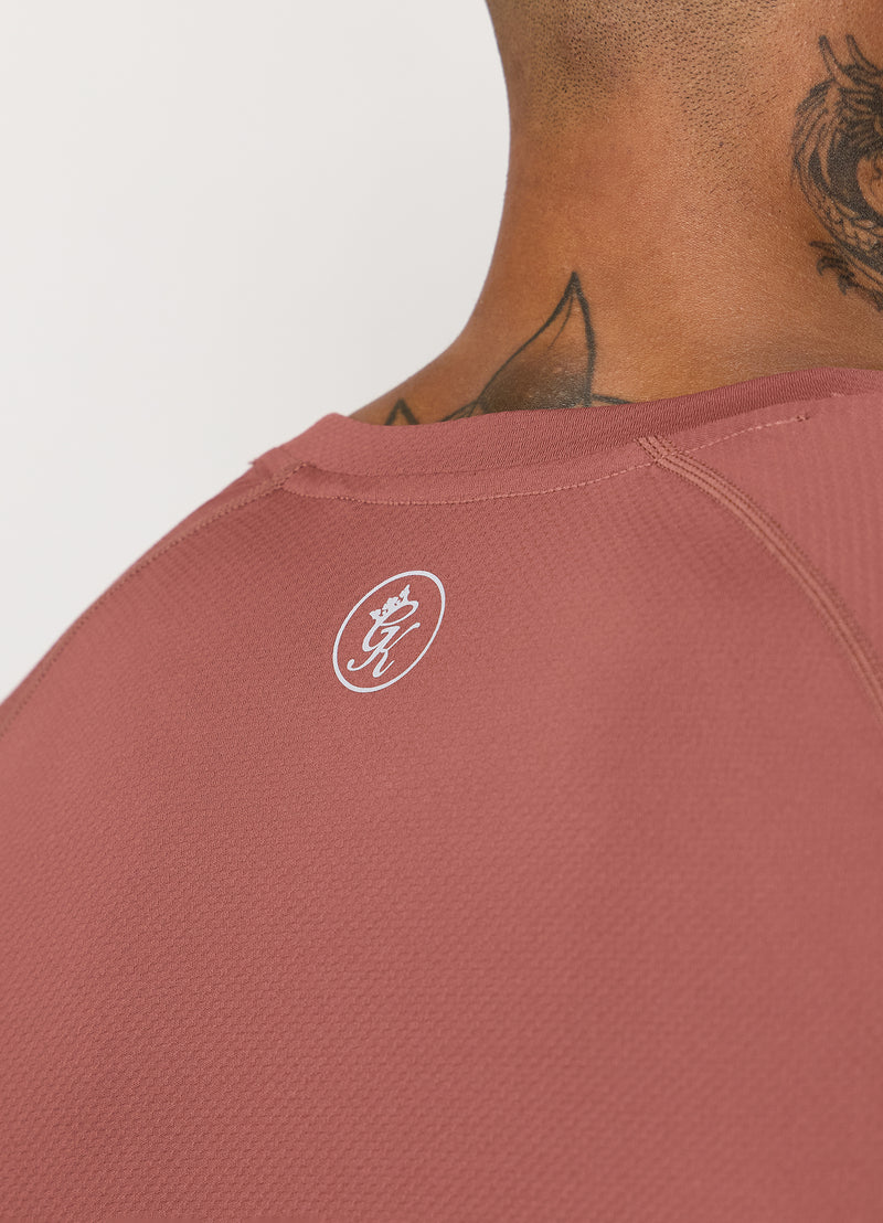 Gym King Energy Tee - Rust Red