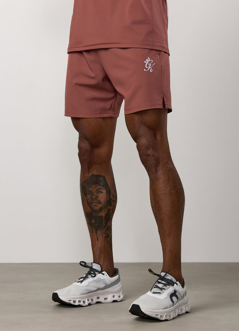 Gym King Energy 6" Short - Rust Red
