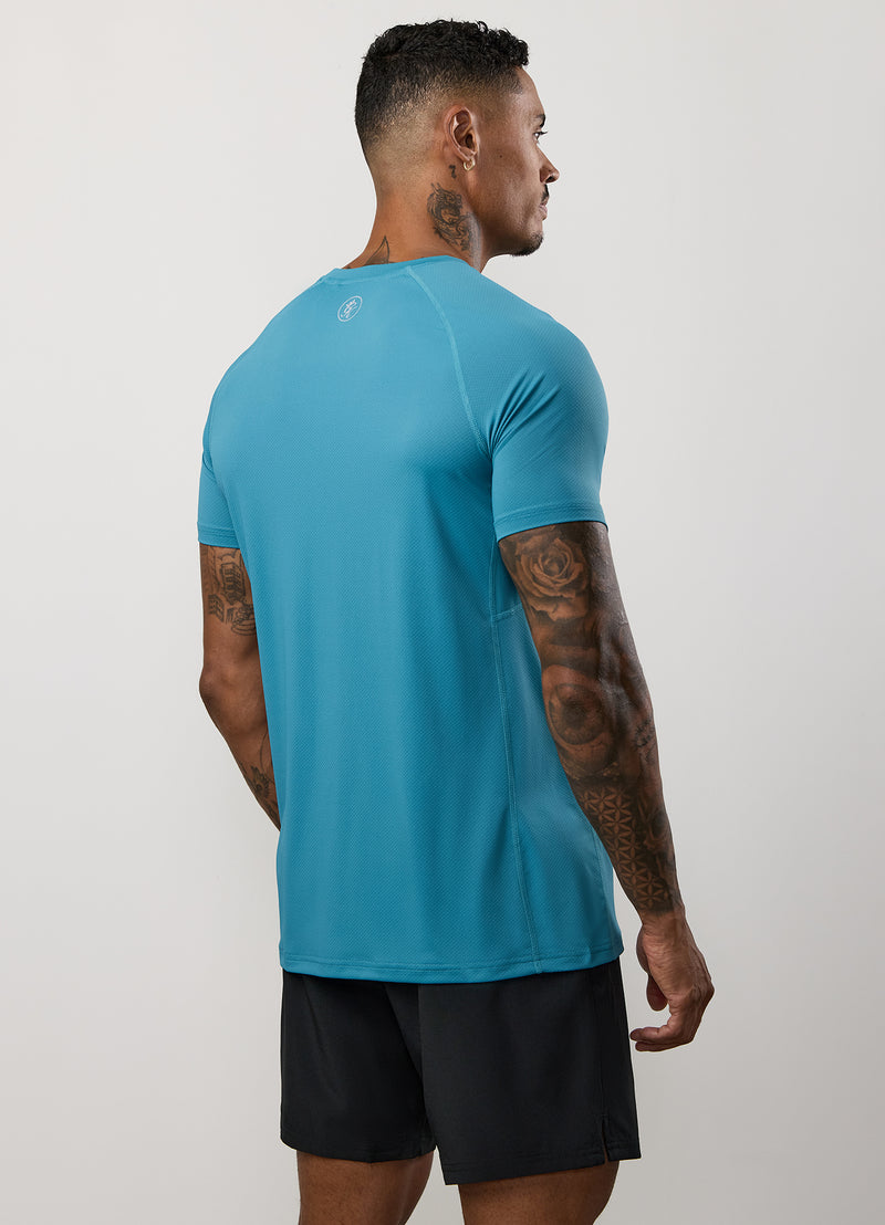 Gym King Energy Tee - Stormy Sky