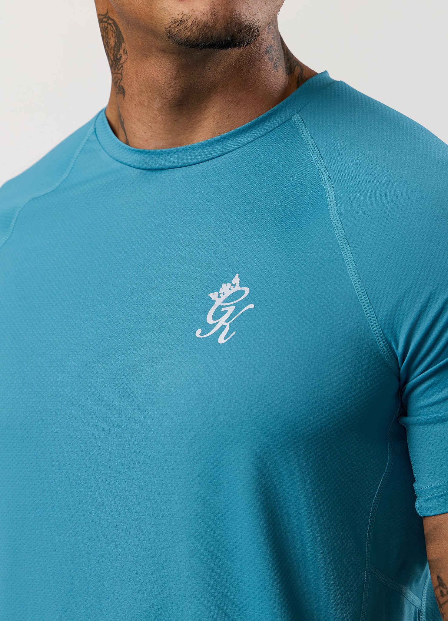 Gym King Energy Tee - Stormy Sky