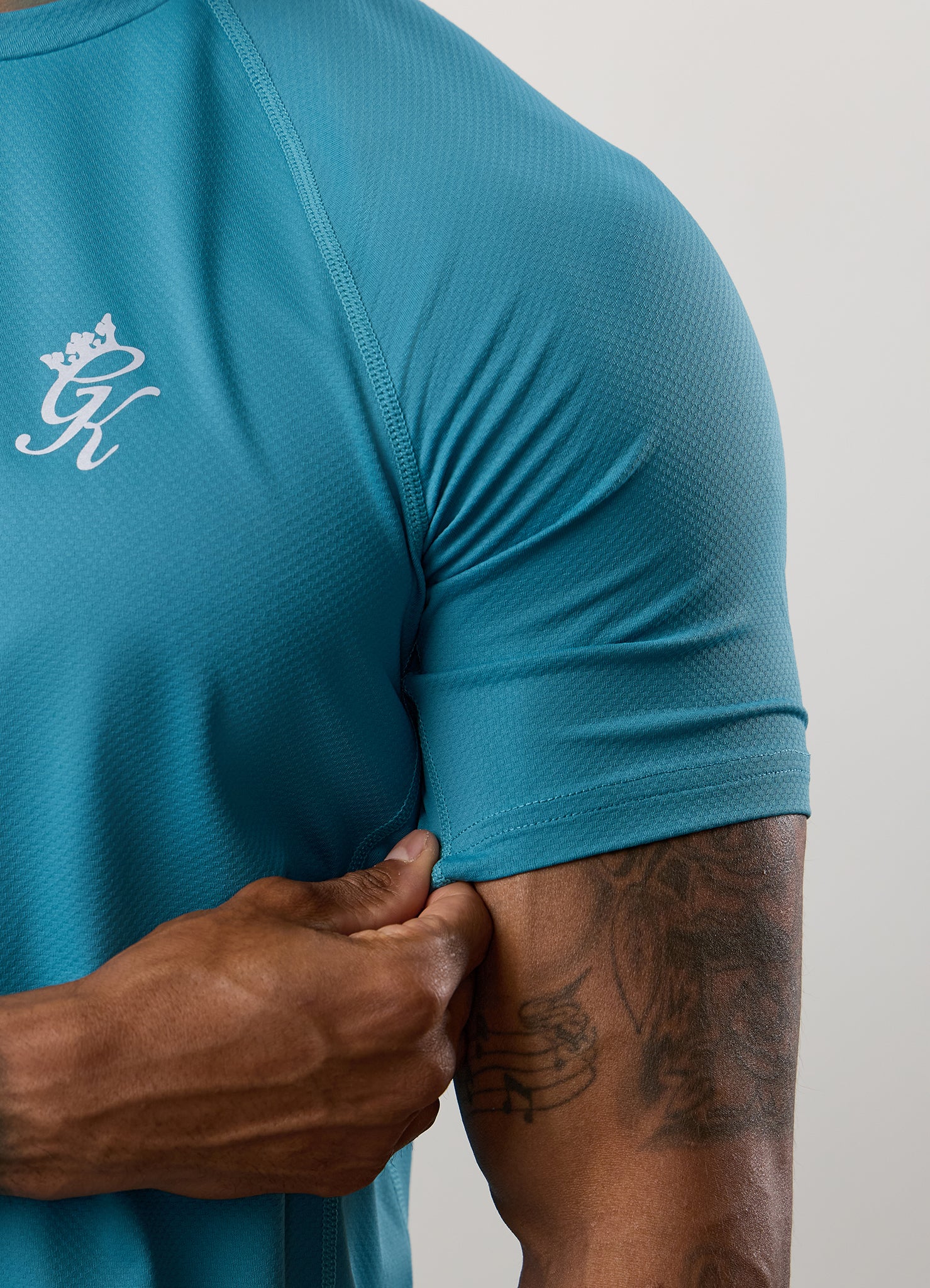 Gym King Energy Tee - Stormy Sky