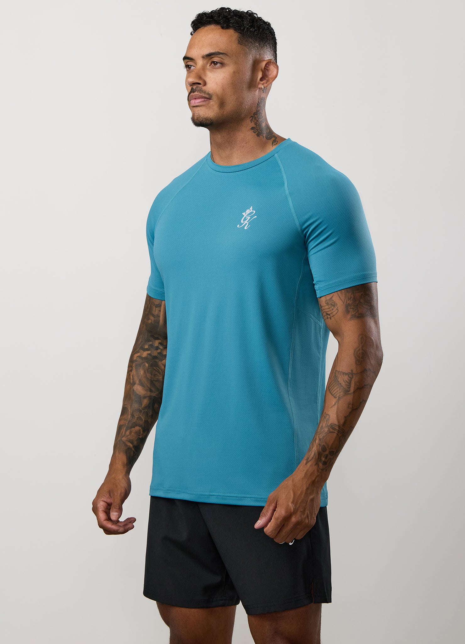 Gym King Energy Tee - Stormy Sky