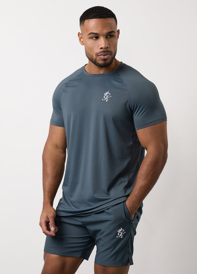 Gym King Energy Tee - Slate Grey