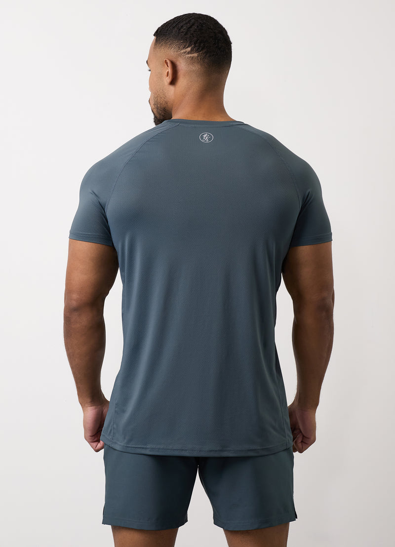 Gym King Energy Tee - Slate Grey