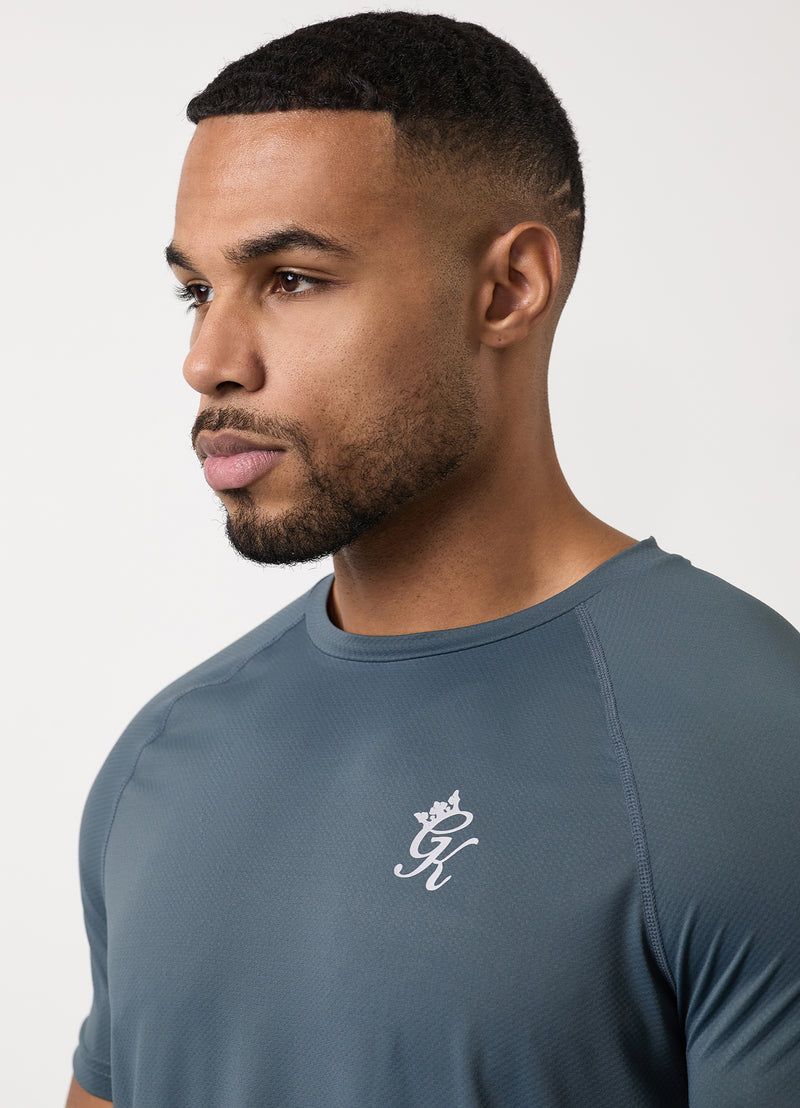 Gym King Energy Tee - Slate Grey