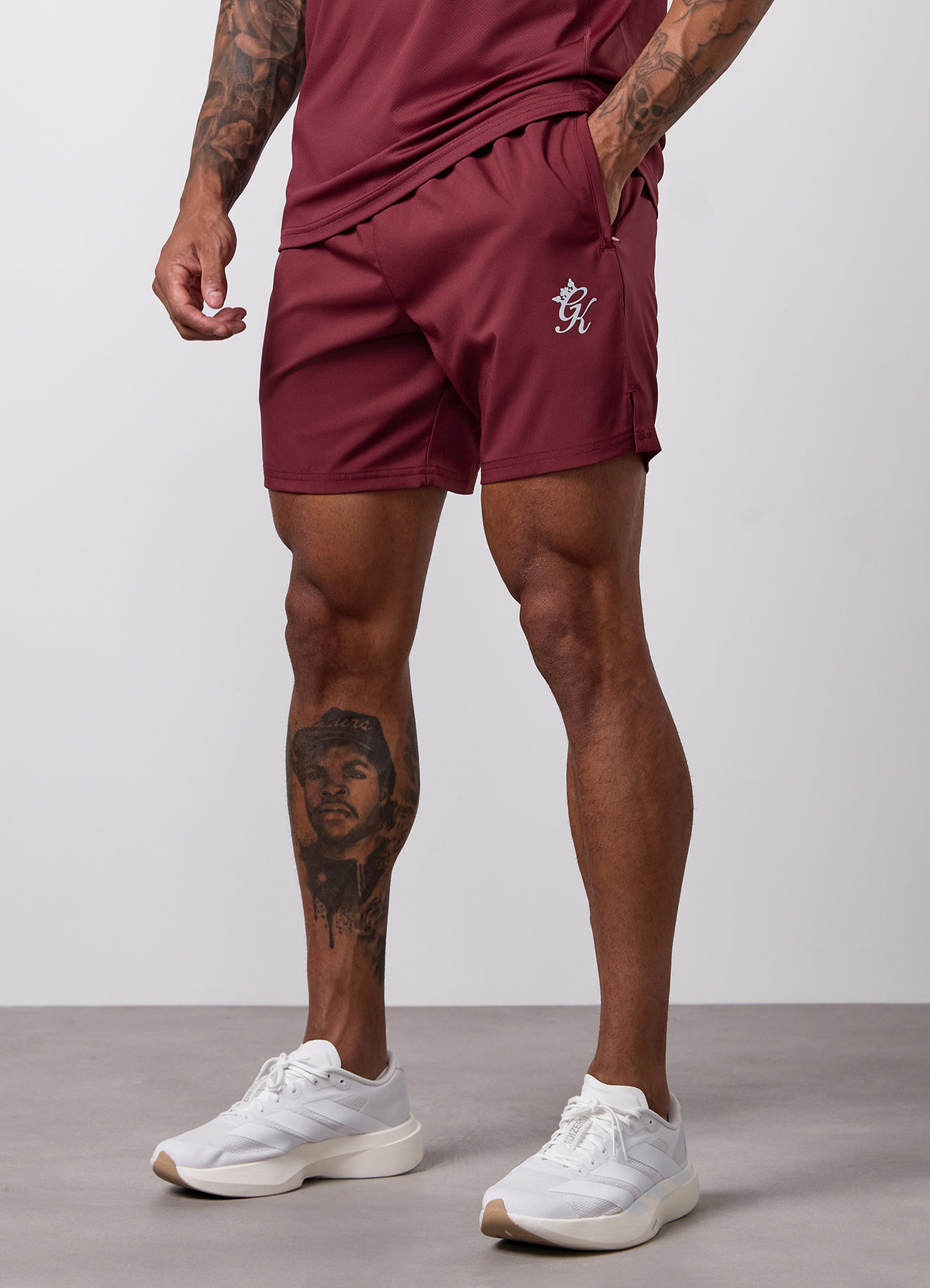 Gym King Energy Short 6" - Claret