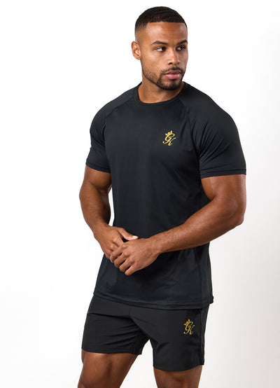 Gym King Energy Tee - Black/Gold