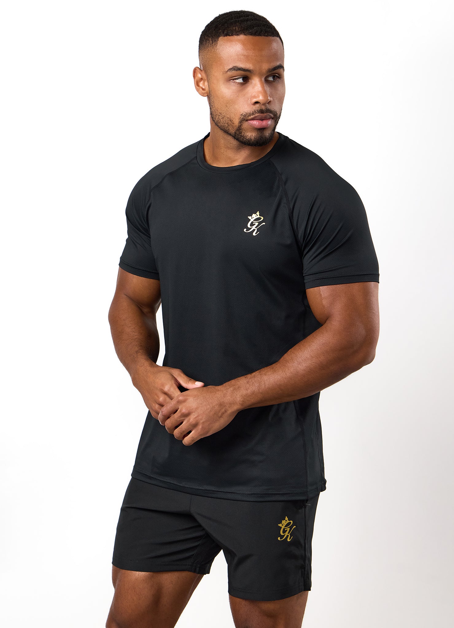 Gym King Energy Tee - Black/Gold