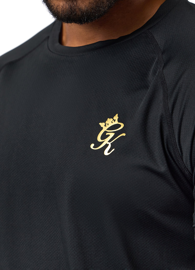 Gym King Energy Tee - Black/Gold