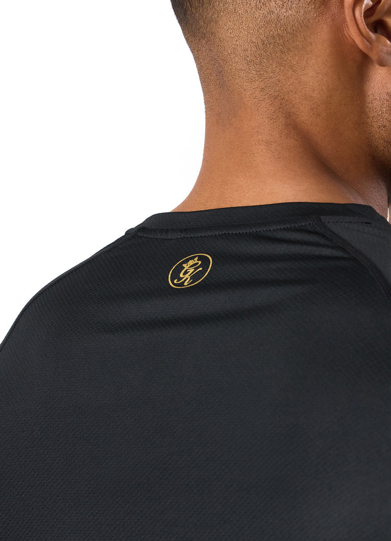 Gym King Energy Tee - Black/Gold