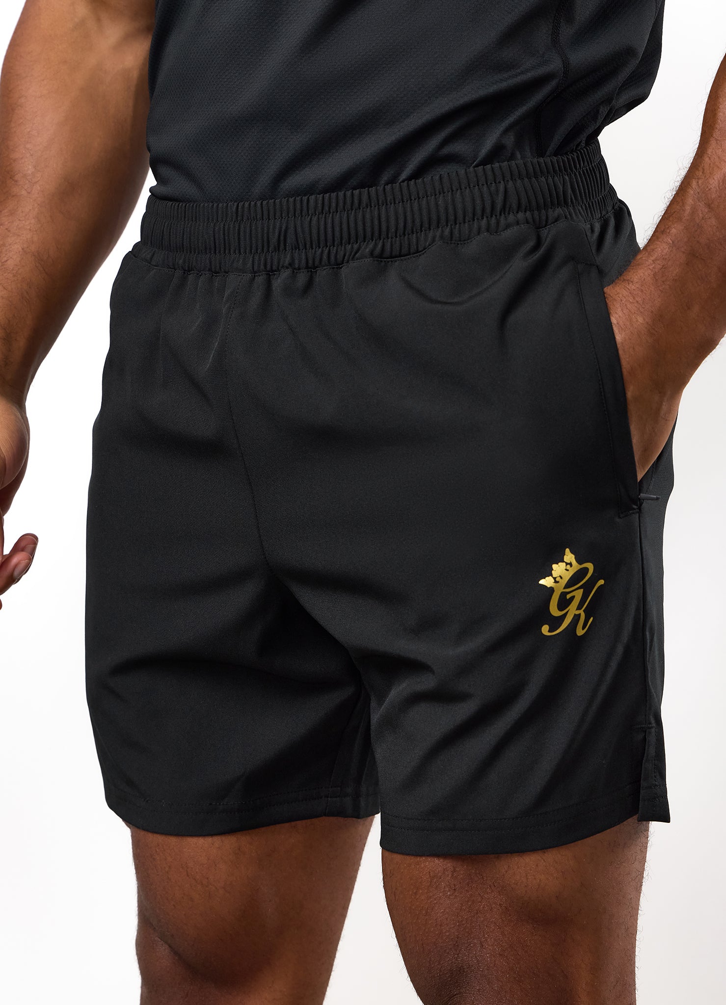 Gym King Energy 6” Short - Black/Gold