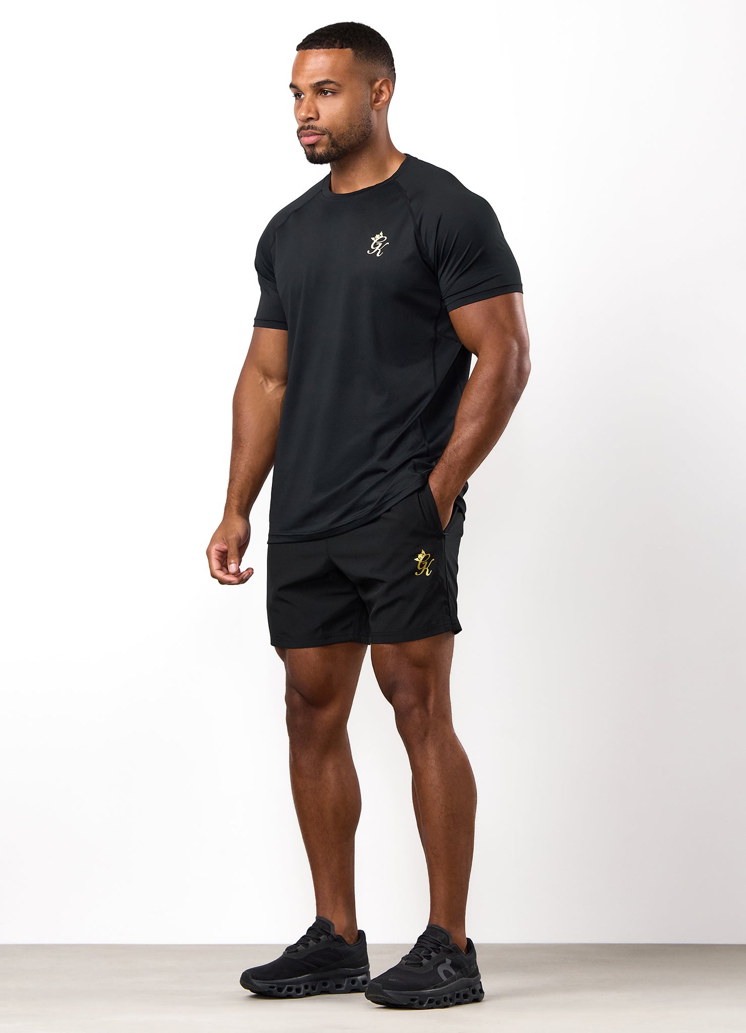 Gym King Energy 6” Short - Black/Gold