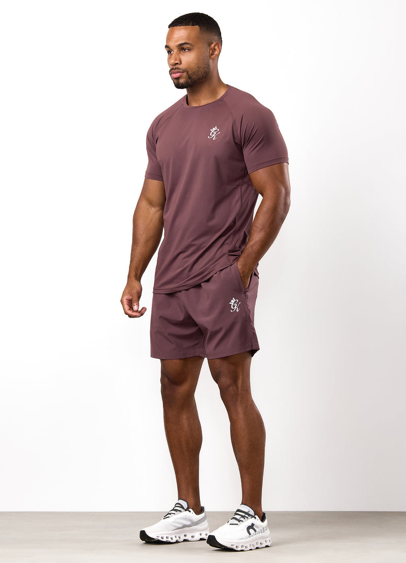 Gym King Energy Tee - Deep Plum