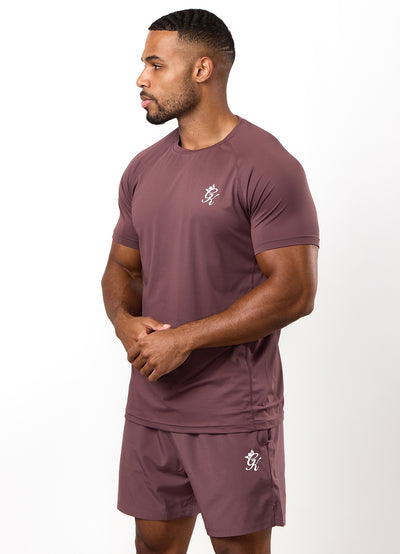 Gym King Energy Tee - Deep Plum