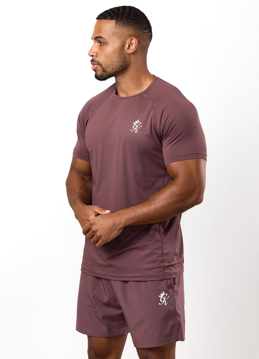 Gym King Energy Tee - Deep Plum