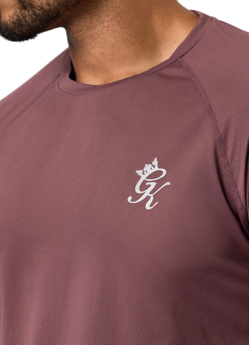 Gym King Energy Tee - Deep Plum