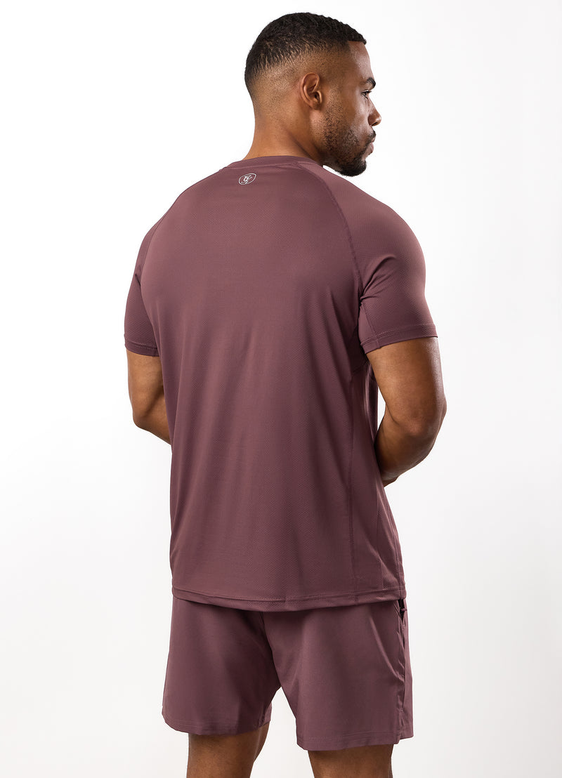 Gym King Energy Tee - Deep Plum