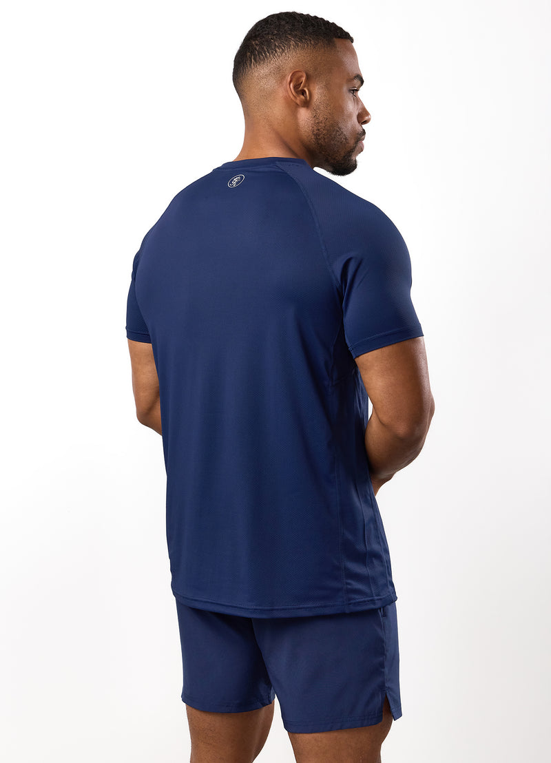 Gym King Energy Tee - Oxford Blue
