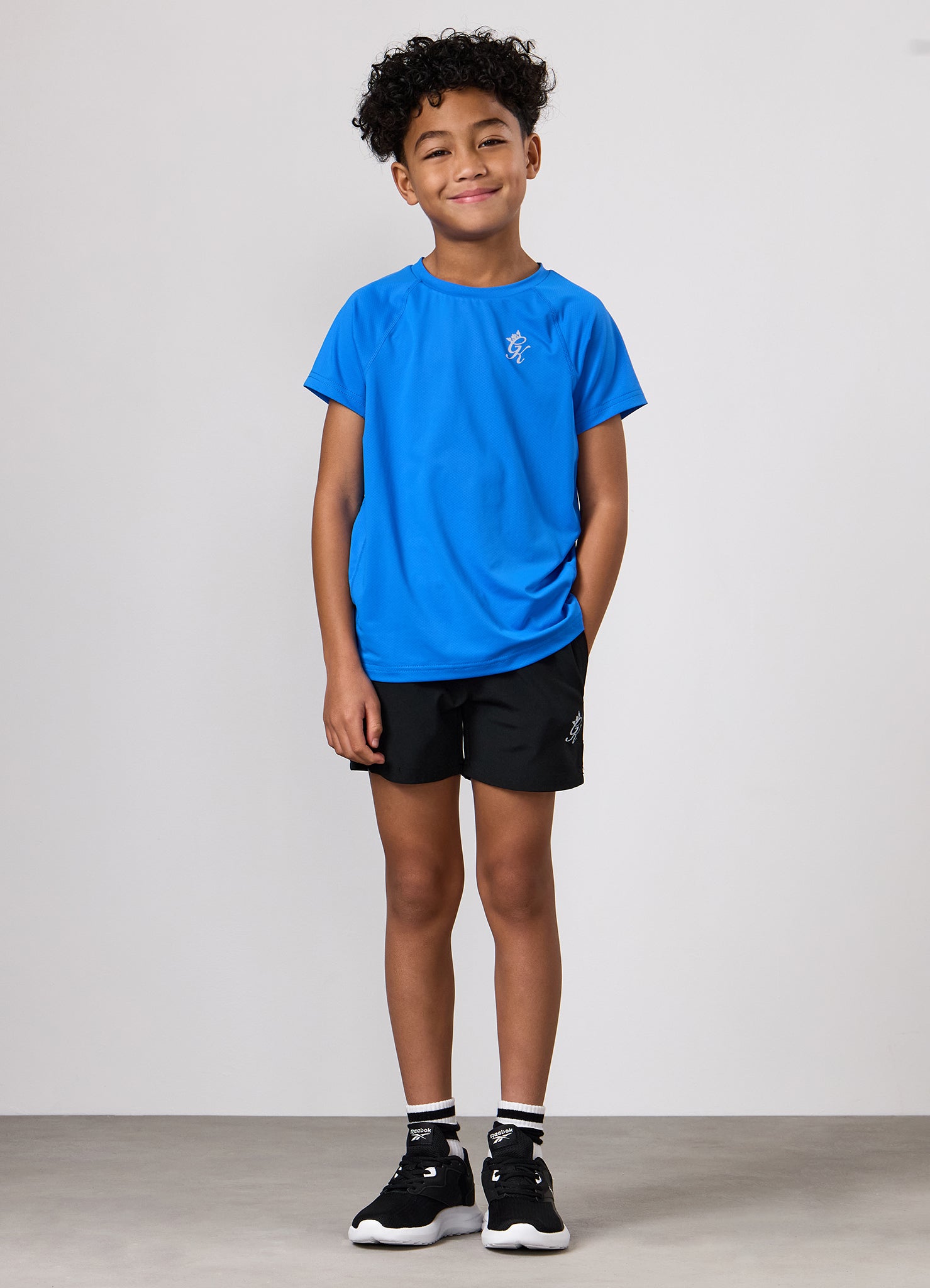 Gym King Kids Energy Tee - Blue Surge