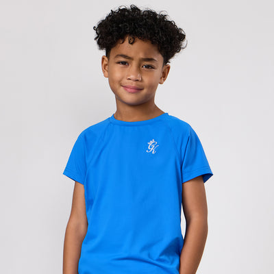 Gym King Kids Energy Tee - Blue Surge