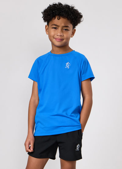Gym King Kids Energy Tee - Blue Surge