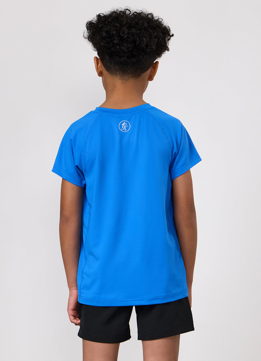 Gym King Kids Energy Tee - Blue Surge