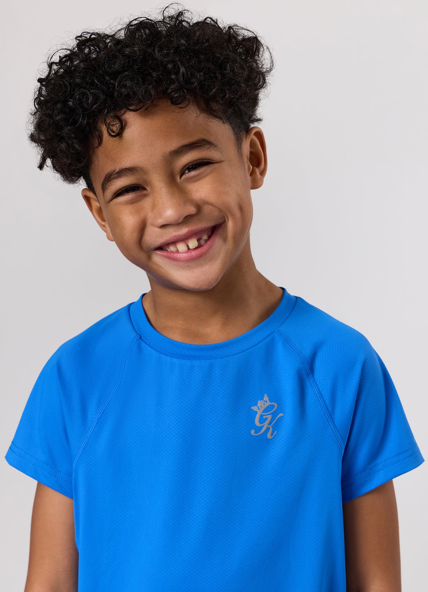 Gym King Kids Energy Tee - Blue Surge